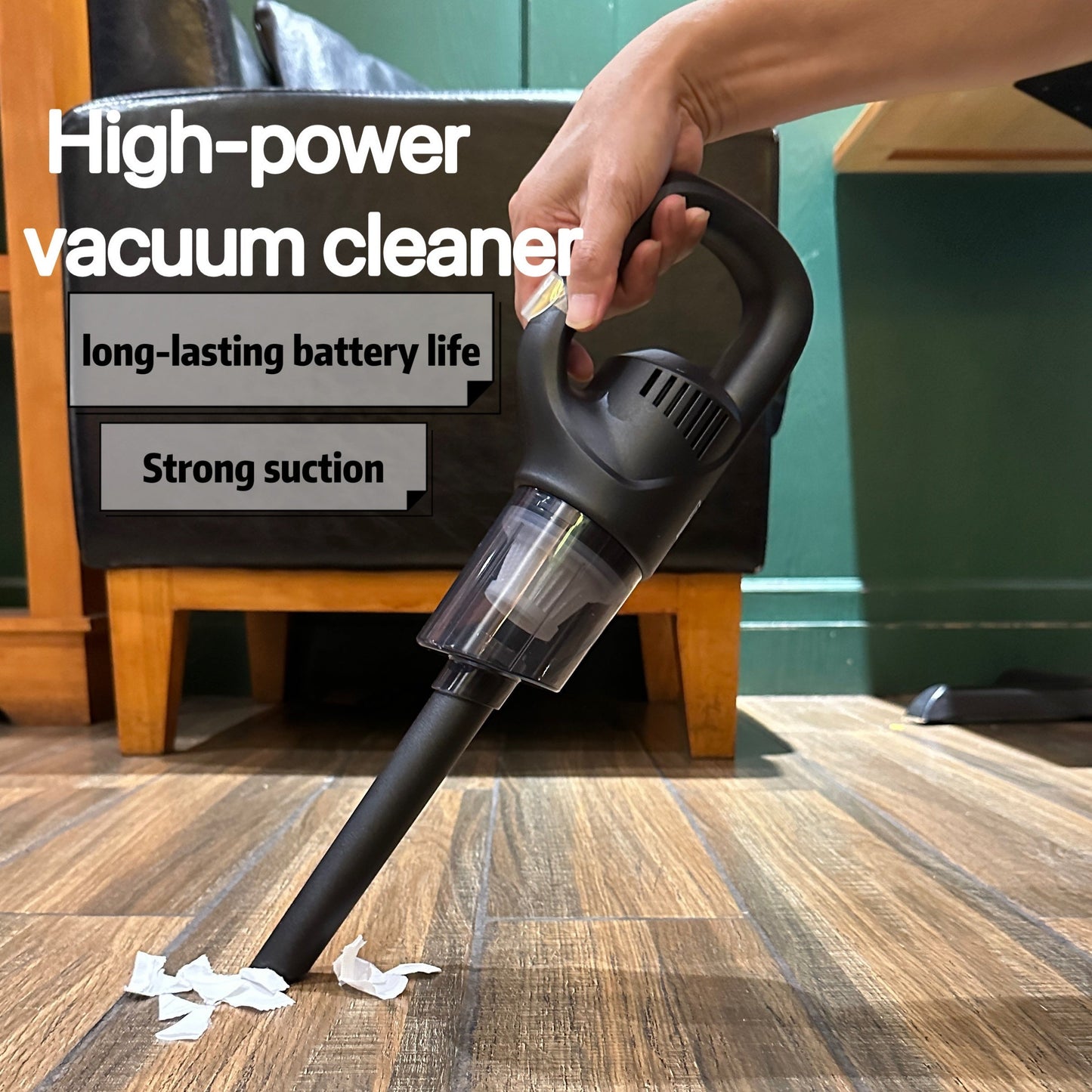 1 Rechargeable Ultra-Strong Cordless Handheld Vacuum Cleaner – Lightweight, Portable, and Powerful for Effortless Cleaning at Home & in Cars My Store