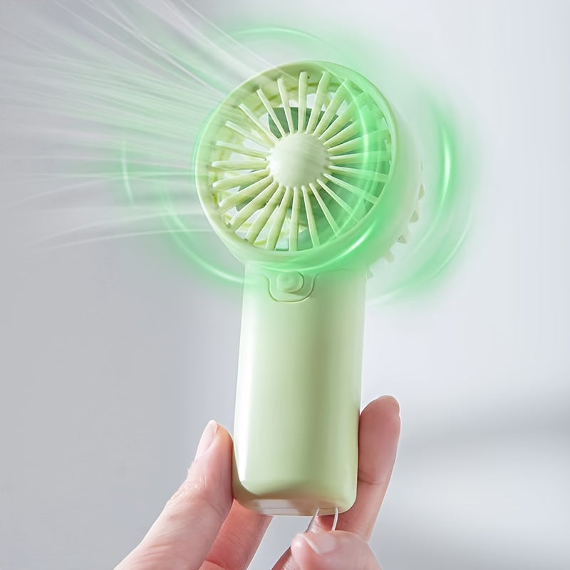 Battery Operated Mini Portable Handheld Fan – Lightweight & Ideal for Office, Outdoor, Travel, and Camping – Stay Cool Anytime, Anywhere! (Requires AAA Batteries, Not Included) My Store