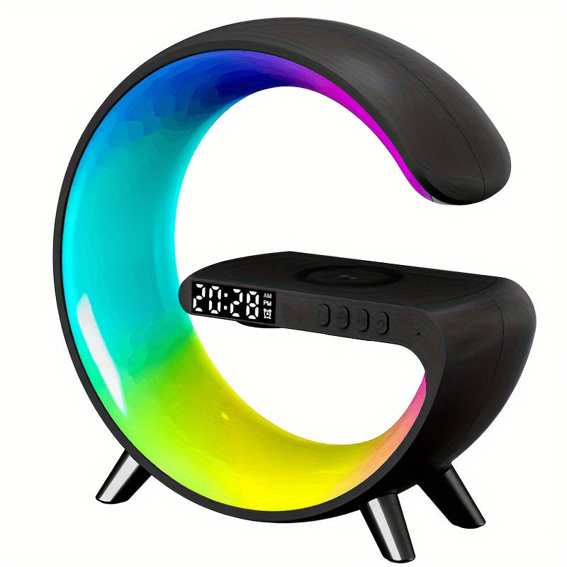 Smart Lamp 3-in-1: Wireless Speaker, Wireless Charger & Wake-Up Light with Music Rhythm – Perfect for Smartphones My Store