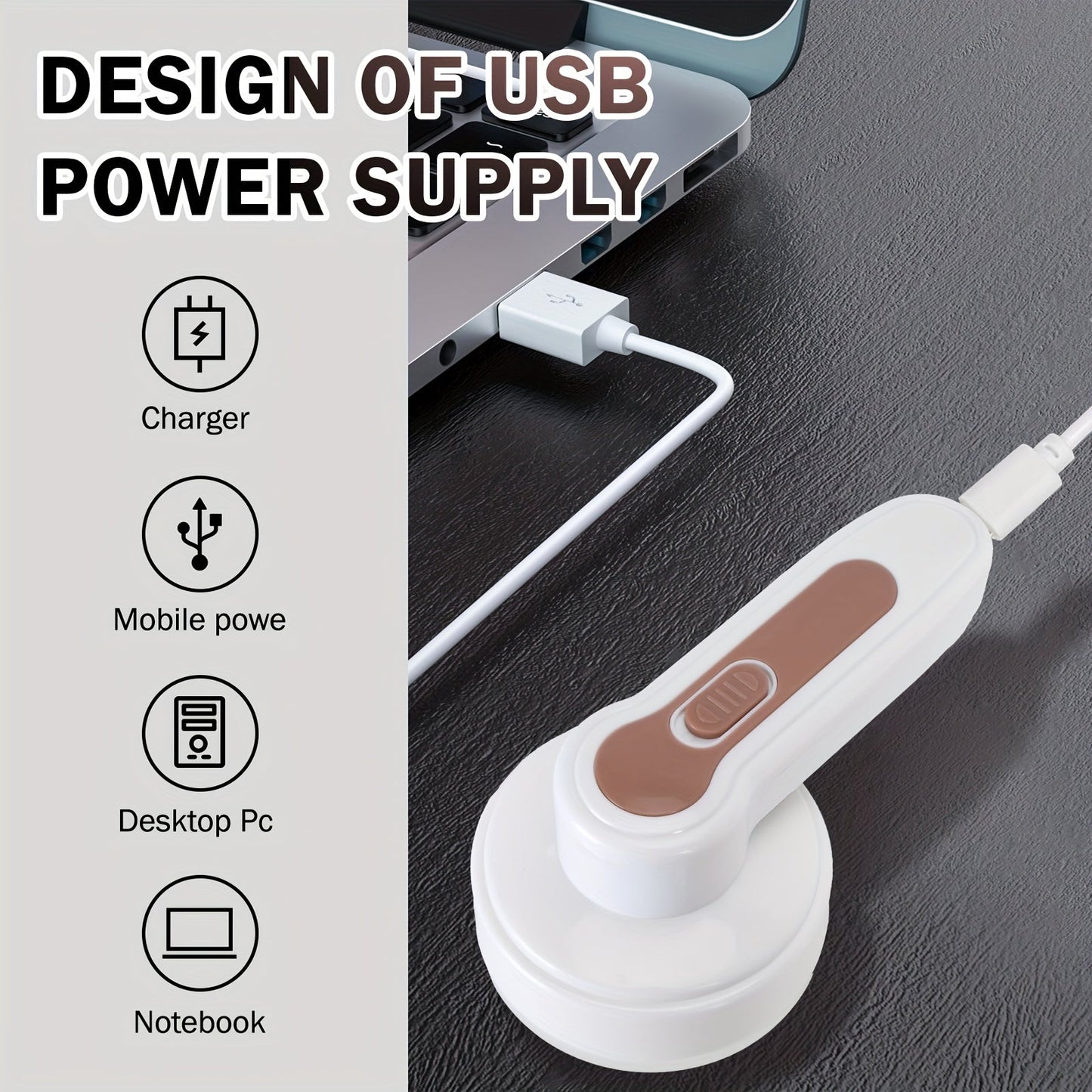 Rechargeable Electric Lint Remover & Portable Fabric Shaver – Effective Fuzz & Pill Removal for Clothing, Furniture, and Carpet with USB Cable & Cleaning Brush My Store