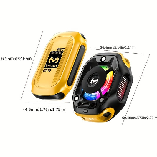 2025 MEMO CX12 Mobile Phone External Cooler – Split Type, Fast Cooling with Digital Display, Magnetic Detachable Design, USB Rechargeable Phone Cooling Device