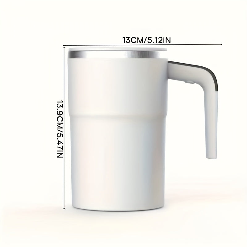 Self-Stirring Coffee Mug with Temperature Display – Automatic Travel Cup for Coffee, Chocolate, Milk, Mocha & Protein Powder