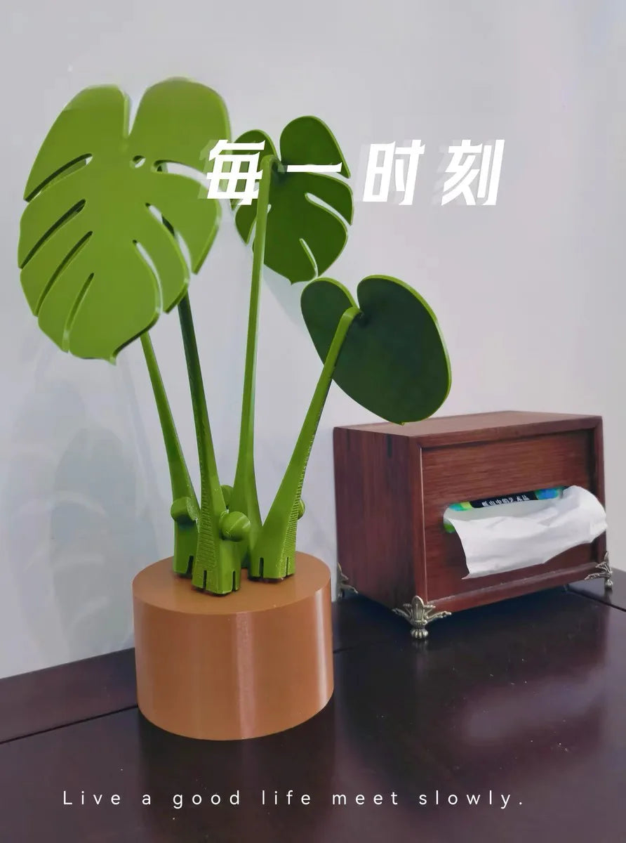 Monstera Coaster Sets Table Decoration and Accessories Coffee Mat Tree Pot Design Christmas Stand Coasters Kitchen Placemats