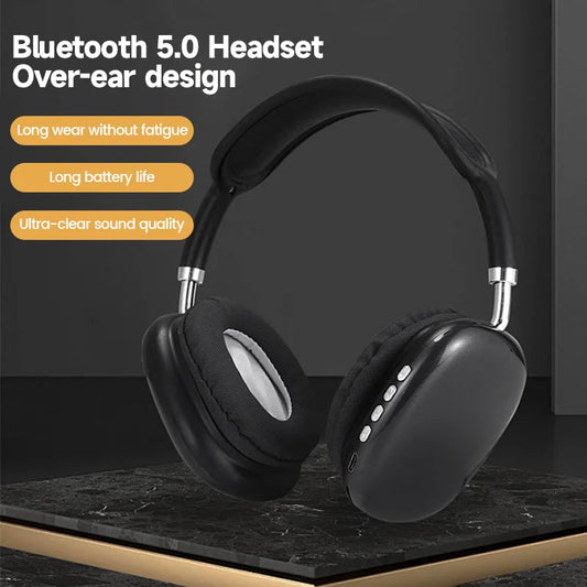 PHONEPACE P9 Wireless Bluetooth Headphones – Active Noise Cancelling, Over-Ear Design, 5.0 Bluetooth, Built-in Mic Essiby