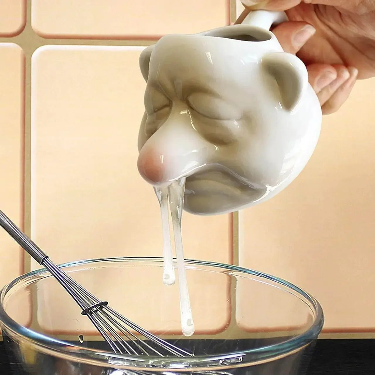 White Separation Tool – Ceramic Egg White Separator for Perfect Baking