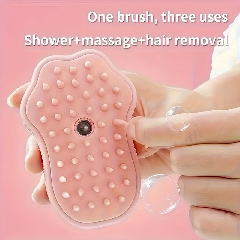 3-in-1 Pet Brush: Electric Steam, Comb & Massage Tool for Cats and Dogs – USB Rechargeable, 36V or Lower Voltage, Silicone Brush Head