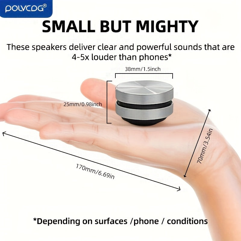 Wireless TWS Mini Speaker with Deep Bass - Perfect Gift for Father's Day & Birthdays