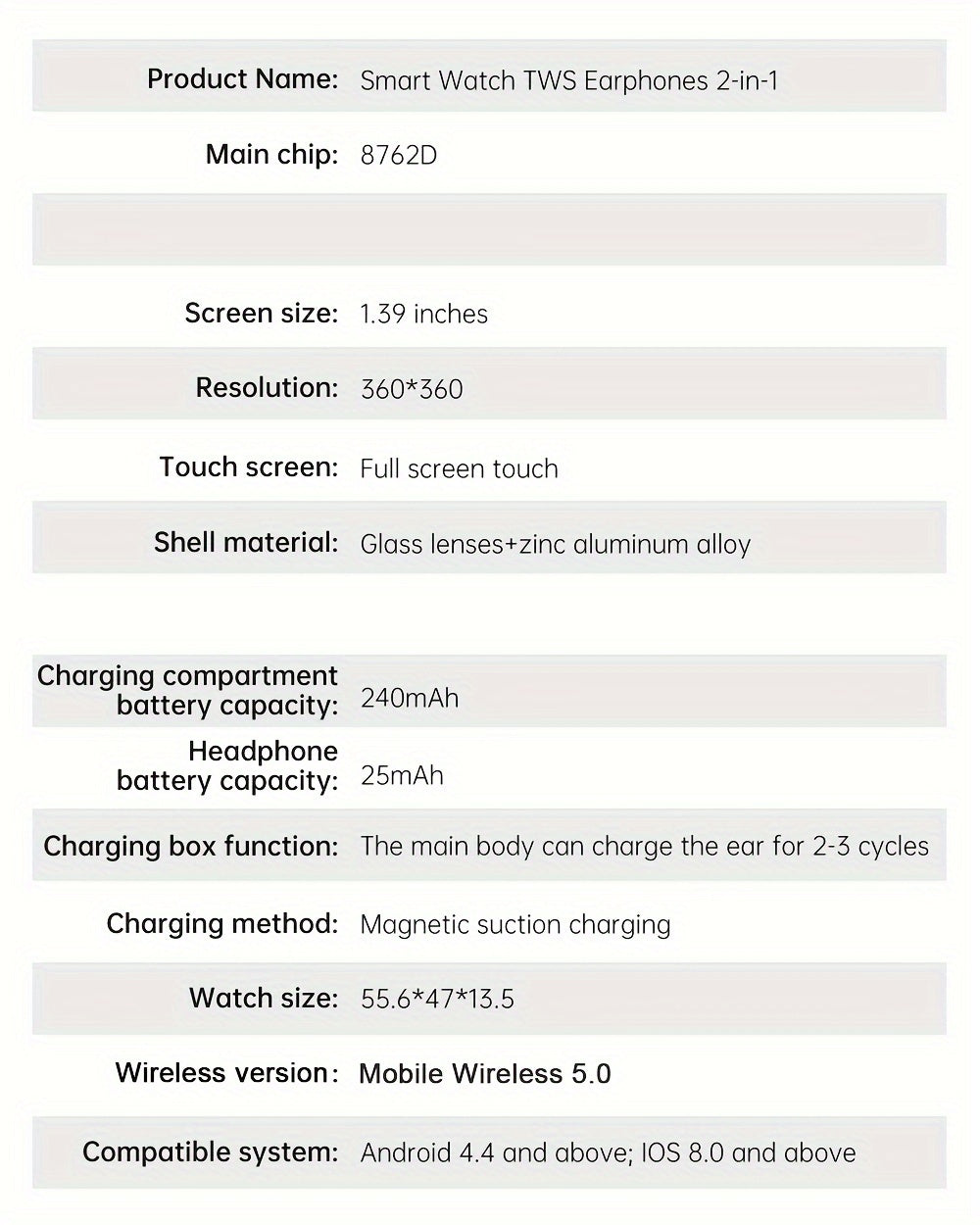 Men's Fashion Smart Watch & Earphones 2-in-1 | 1.39-inch HD Full Touch Screen | Wireless Calling, NFC, Multiple Sports Modes | Fitness Tracker with Built-in Headphones My Store