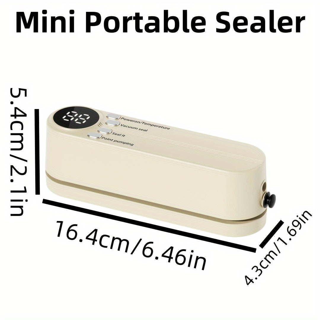 Portable Multi-Functional Vacuum Food Sealer – Wireless, Compact, and Perfect for Long-Term Preservation at Home or Outdoors My Store