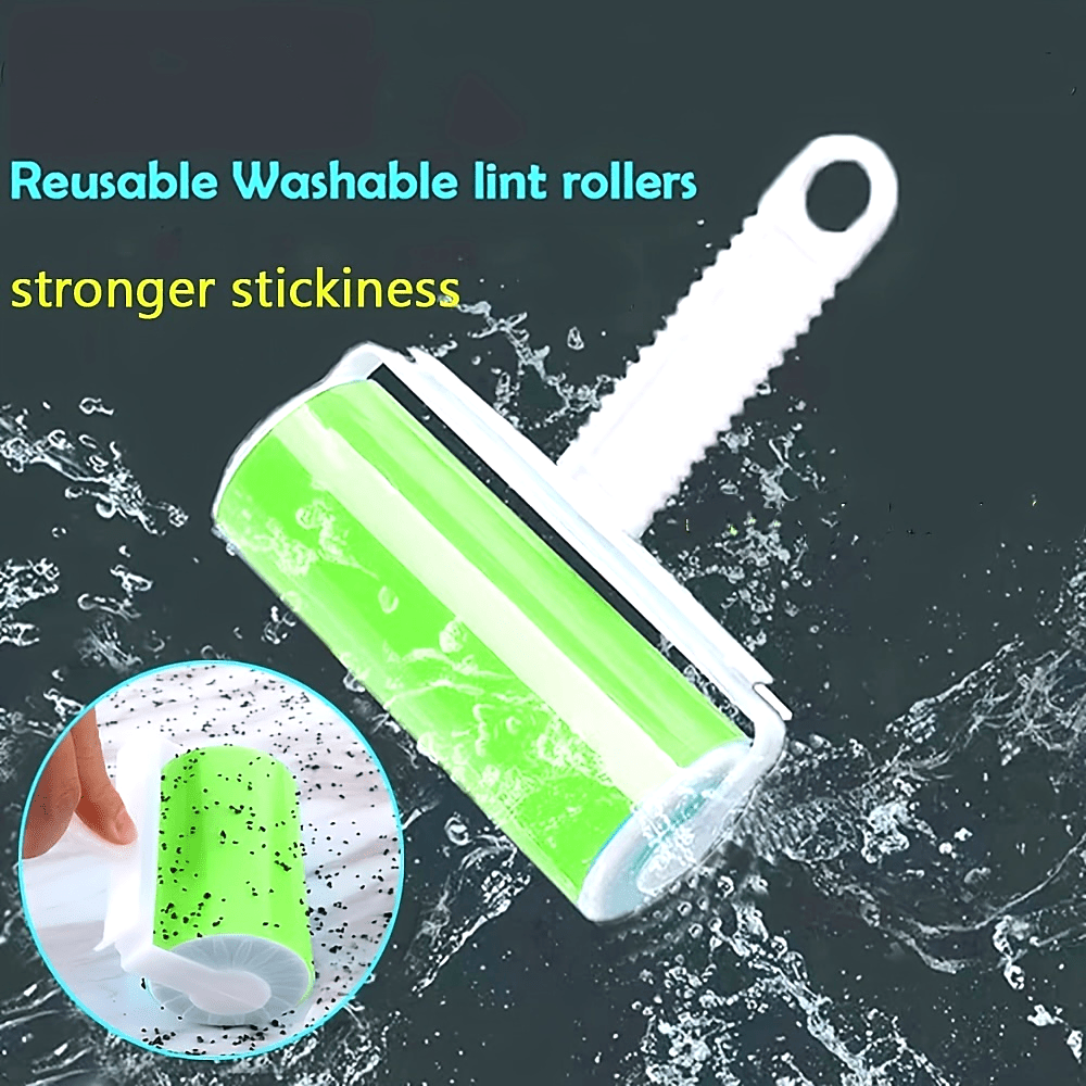 3-Pack Reusable Pet Hair Remover Rollers - Ultra Sticky Lint Rollers for Dog & Cat Hair on Furniture, Car Seats & Bedding