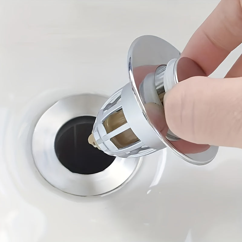 Anti-Clog Sink Plug – Universal Fit Drain Stopper with Fast Drainage & Rust Resistance