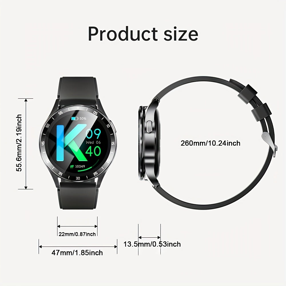 Men's Fashion Smart Watch & Earphones 2-in-1 | 1.39-inch HD Full Touch Screen | Wireless Calling, NFC, Multiple Sports Modes | Fitness Tracker with Built-in Headphones My Store