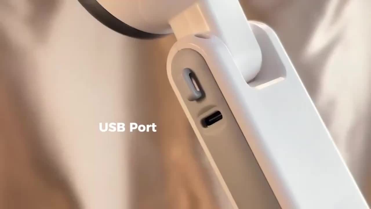 3-in-1 Portable Turbine Fan, 5 Speeds, 3600mAh Rechargeable Lithium Battery, USB Chargable, Pocket Fan for Travel, Outdoor & Indoor Use - Handheld, Desk Fan, Neck Fan, Travel Fan | Modern Aesthetic | Durable Build Essiby