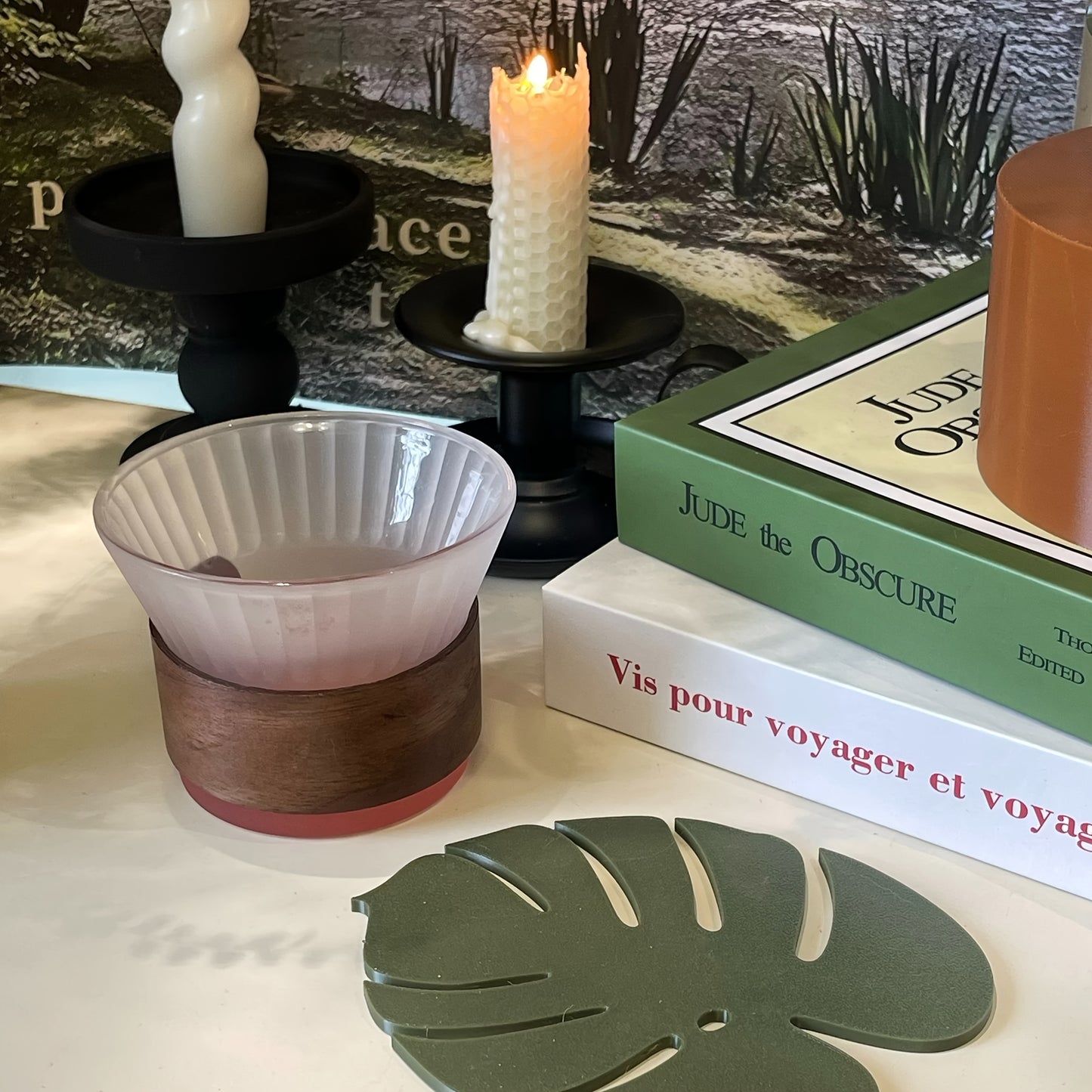 Magnetic Decorative Coasters - Turtle Shell Design w/ Pot for Christmas, Halloween