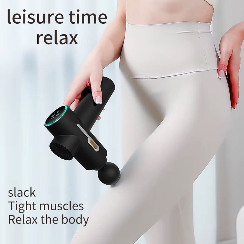 Massage Gun, Deep Tissue Massage Gun, Back Massager for Muscle Pain Relief, 99 Speed Powerful Impact Massage Machine, 8 Heads for Shoulder Body Back Relaxation Essiby