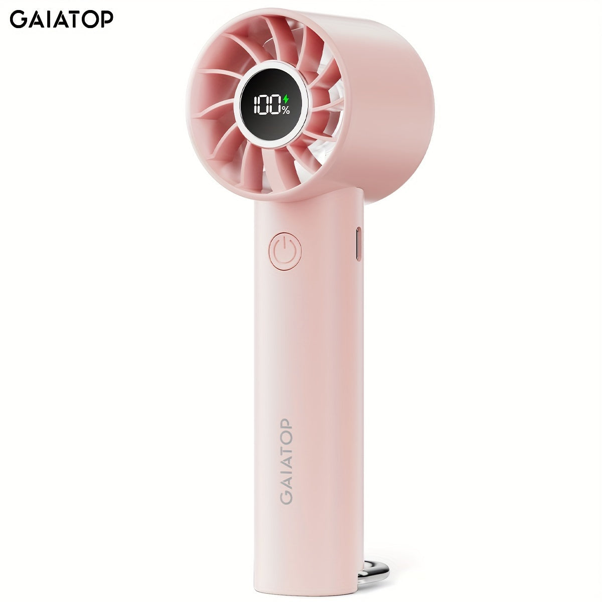 Gaiatop Compact Mini Fan – USB Rechargeable with LED Screen & Flashlight, 3 Speed Settings, Portable Personal Fan for Travel & Outdoor Use My Store