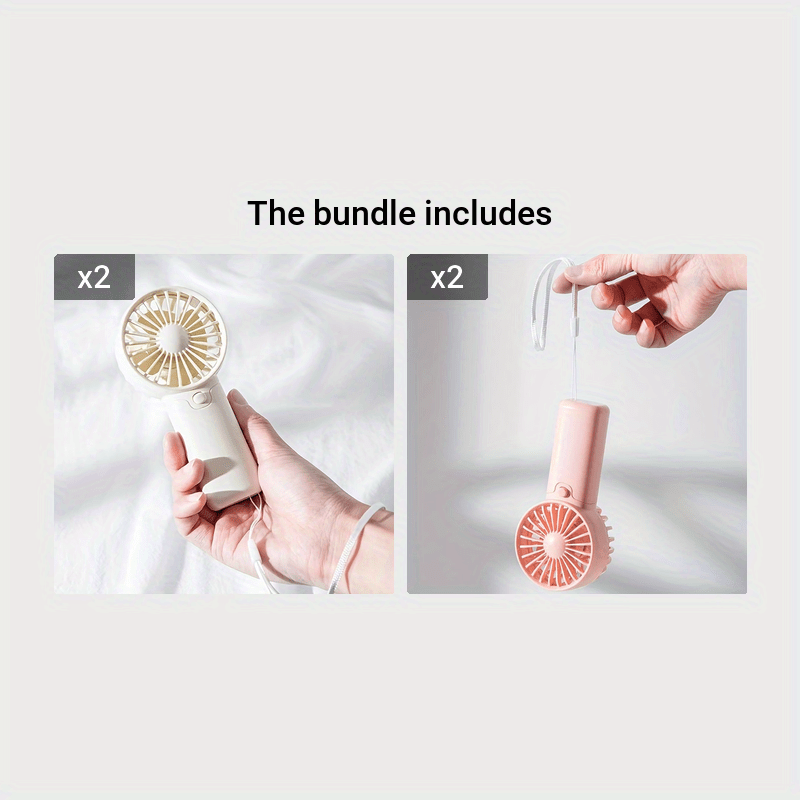 Battery Operated Mini Portable Handheld Fan – Lightweight & Ideal for Office, Outdoor, Travel, and Camping – Stay Cool Anytime, Anywhere! (Requires AAA Batteries, Not Included) My Store